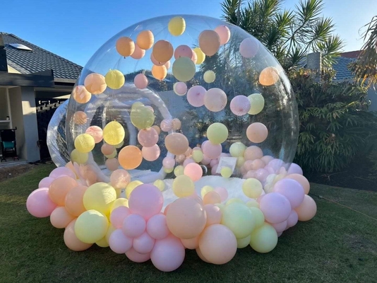 Camping aufblasbares Bubble House im Freien durchsichtige Kuppel klar