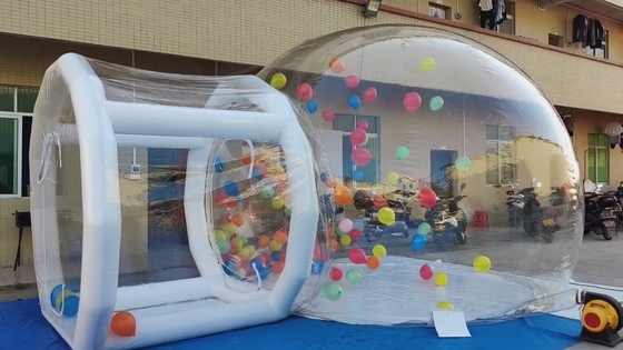 Camping aufblasbares Bubble House im Freien durchsichtige Kuppel klar