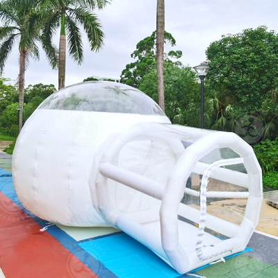 Spaßhaus Riese Klar aufblasbares Bubble-Zelt Kristall Igloo-Kuppel transparent