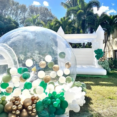 Spaßhaus Riese Klar aufblasbares Bubble-Zelt Kristall Igloo-Kuppel transparent