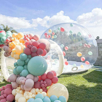 Tunnel PVC Durchsichtig aufblasbares Blasenhaus Riesenklares Camping