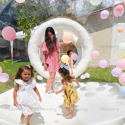 Durchsichtige Kinderballons aufblasbares Blasenhaus für die Party Spaßhaus klar