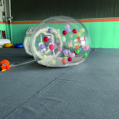 Vermietung Klares Bubble Dome Zelt Außenparty Aufblasbare transparente Iglu-Zelt