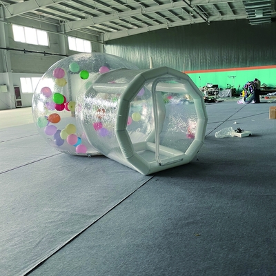 Vermietung Klares Bubble Dome Zelt Außenparty Aufblasbare transparente Iglu-Zelt