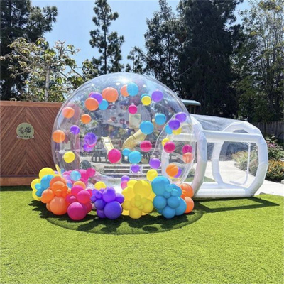 Aufblasbares, transparentes Bubble House Zelt 5m Anpassung der Logo Größe