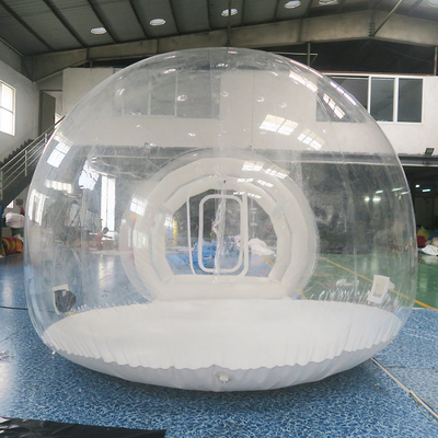 Aufblasbares, transparentes Bubble House Zelt 5m Anpassung der Logo Größe