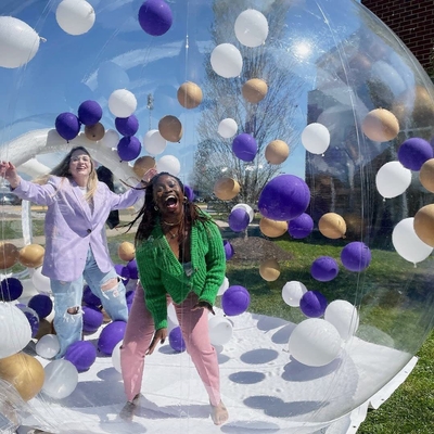 CE zugelassenes aufblasbares Bubble House Transparent Kids Party mit Blaser