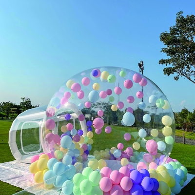 CE zugelassenes aufblasbares Bubble House Transparent Kids Party mit Blaser