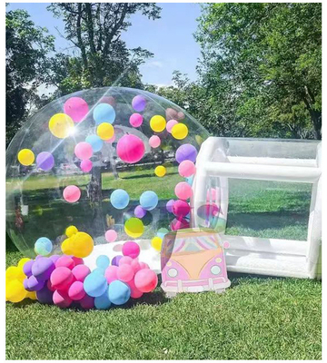 Außengebäude Bubble Bounce House Ballons aufblasbare Kinder spielen