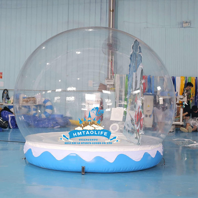 Blau aufblasbares Blasenhaus mit Sprung-PVC-Transparenz für Outdoor-Party