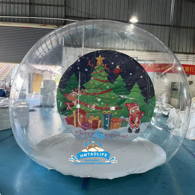 Blau aufblasbares Blasenhaus mit Sprung-PVC-Transparenz für Outdoor-Party