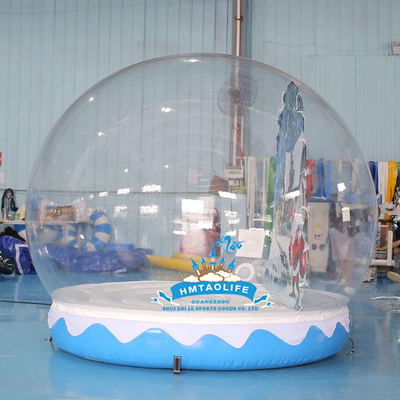 Blau aufblasbares Blasenhaus mit Sprung-PVC-Transparenz für Outdoor-Party