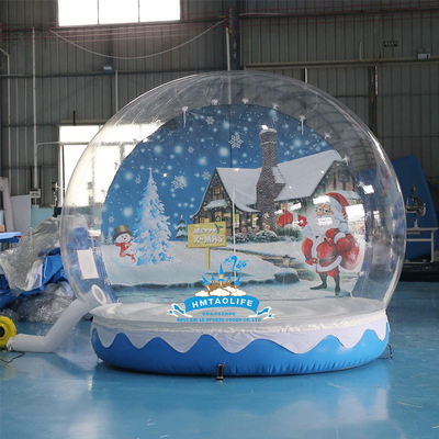 Blau aufblasbares Blasenhaus mit Sprung-PVC-Transparenz für Outdoor-Party