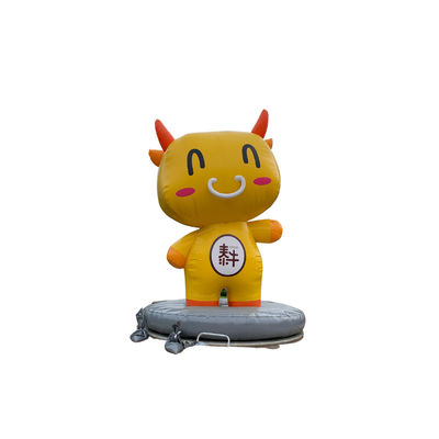 Aufblasbare 3D-Zeichentrickfilm aufblasbare Puppe Custom PVC-Logo