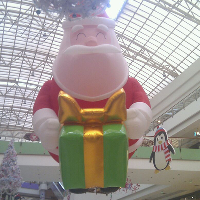 Bestseller Riese kundenspezifischer aufblasbarer Weihnachtsmann Werbefiguren aufblasbarer Weihnachtsmann in verschiedenen Formen zum Verkauf