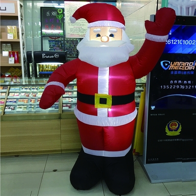Bestseller Riese kundenspezifischer aufblasbarer Weihnachtsmann Werbefiguren aufblasbarer Weihnachtsmann in verschiedenen Formen zum Verkauf