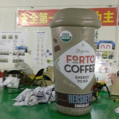 angepasst Giant für Werbung aufblasbare Kaffeetasse für Werbeveranstaltung Maskottchencharaktere
