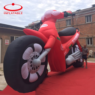 Riesiges aufblasbares Offroad-Motorrad für Außenwerbung
