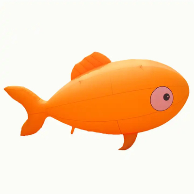 Neue Ankunft kundenspezifisches mehrfarbiges Luftschiff UFO PVC Werbung Riesen aufblasbare Ballon