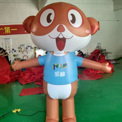 Custom Logo Aufblasbare 3D Cartoon Outdoor PVC Riesen aufblasbare Puppe Ballon zum Verkauf
