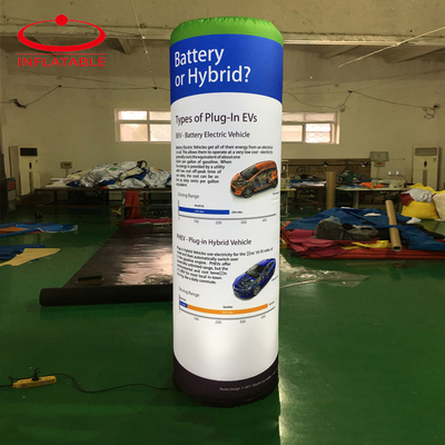 Individuell angepasste Riesenwerbung aufblasbare Säule Zylindermodell Fabrik OEM Marke aufblasbare Spalte Ballon aufblasbare Tube Luft