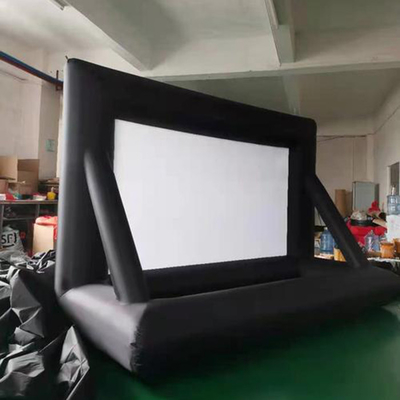 angepasst Outdoor Giant aufblasbare Boden 16X9Ft aufblasbare Bildschirm für einen Film spielen