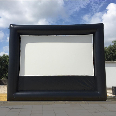 angepasst Outdoor Giant aufblasbare Boden 16X9Ft aufblasbare Bildschirm für einen Film spielen