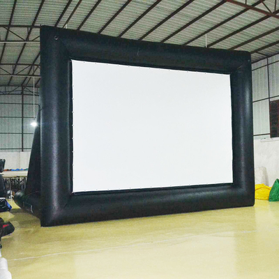 angepasst Outdoor Giant aufblasbare Boden 16X9Ft aufblasbare Bildschirm für einen Film spielen