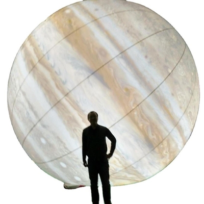 Helium aufblasbare LED-Leuchte Rundwerbung Luftmondballon