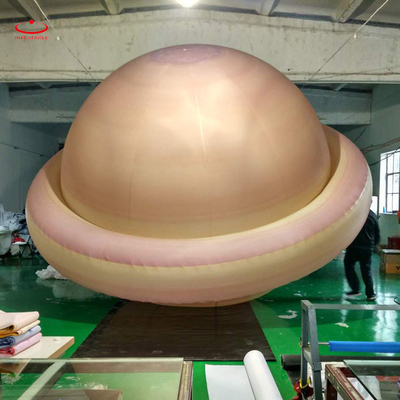 Helium aufblasbare LED-Leuchte Rundwerbung Luftmondballon