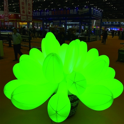 Hochzeitsdekoration Aufblasbare LED-Licht Farbenfrohe große Aufblasbare Blumen