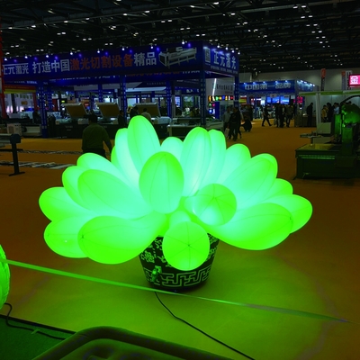 Hochzeitsdekoration Aufblasbare LED-Licht Farbenfrohe große Aufblasbare Blumen