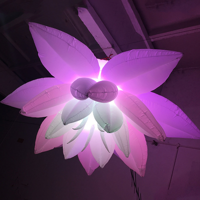 Werbung Aufblasbare LED-Licht UV-Druck Riese mit verschiedenen Farben und Logo
