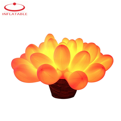 Werbung Aufblasbare LED-Licht UV-Druck Riese mit verschiedenen Farben und Logo
