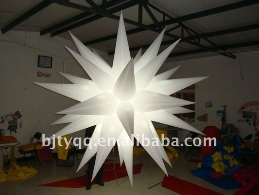Werbung Aufblasbare LED-Licht UV-Druck Riese mit verschiedenen Farben und Logo
