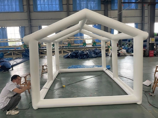 Großhandel Custom Luftzelt 8 Personen aufblasbares Campingzelt Outdoor tragbares aufblasbares Luftzelt zum Campen