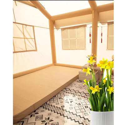Portable Billiges Preis kombinierte Mehrpersonen-Touristen-Party Camping Dome Aufblaszelt