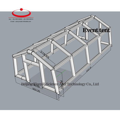 Neue Idee Bankett Custom Design Outdoor Party Werbung Aufblasbare Hochzeitszelte zum Verkauf