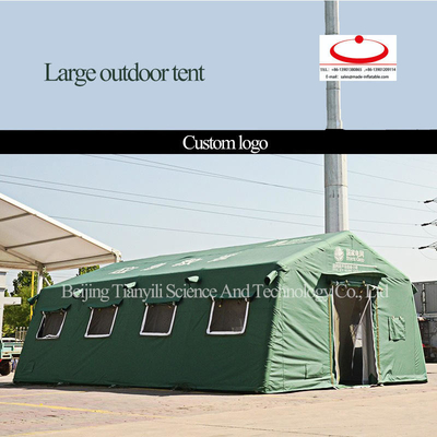OEM/ODM Großes Bequemliches Hochwertiges Outdoor Camping Grünes Aufblaszzelt Entlastung Wasserdichtes Oxford-Zelt
