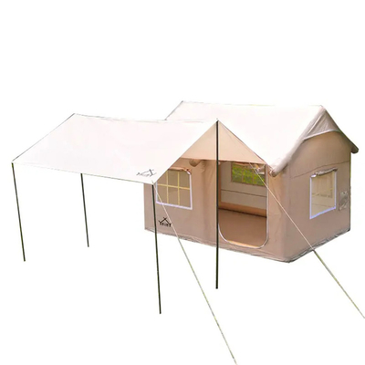 Große PVC-Full-Garden-Zelte Aufblasbare Luft-Touristenzelte Außenwasserdicht Familienwander- und Reisetente Kleidung für 2-3 Personen