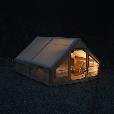 2023 Custom 2-3 Personen Familien Camping Zelt Wasserdicht Aufblashaus Luft Außen Aufblashaus Camping Zelt