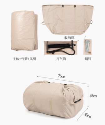 Wasserdicht Luxus angepasst Campingzelt Luft Familie Außen aufblasbares Haus Zelthaus Aufblasbares Strandzelt Camping