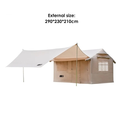 Außen aufblasbare Familientreffen 5-8 Personen wasserdichtes Oxford Campingzelt für Picknicks und Wandern