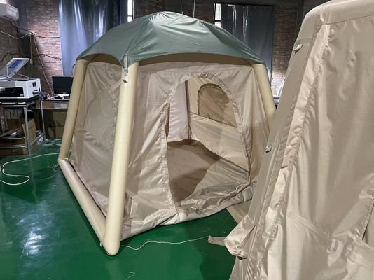 Hochwertiges tragbares, klappbares, wasserdichtes, zweischichtiges Klimagerät, aufblasbares Hauszelt für Camping im Freien und Reisen