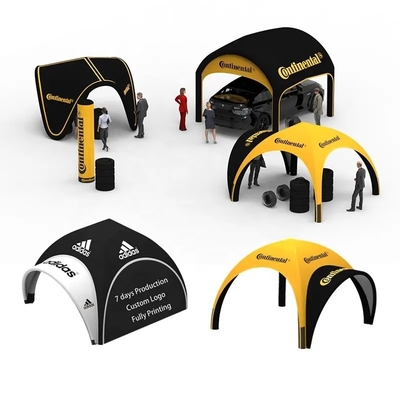 Hot Sale Veranstaltungen Ausstellung Sport Outdoor Air Marquee Werbung Promotion Kuppel Aufblasbare Pavillonschiene Luftversiegelte Zelt für