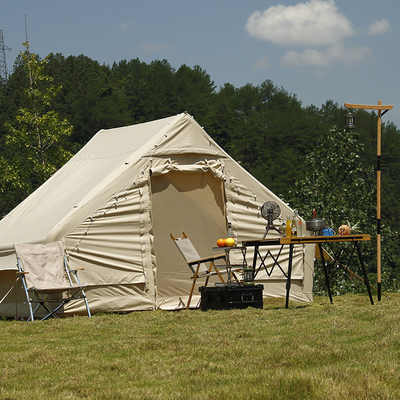 Außen aufblasbares Campingzelt wasserdicht Oxford Stoff Blow Up Zelt
