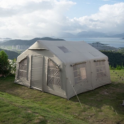 Außen aufblasbares Campingzelt wasserdicht Oxford Stoff Blow Up Zelt