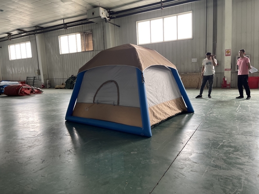 Klappbares aufblasbares Campingzelt Luftrahmenzelt mit Luftpumpe