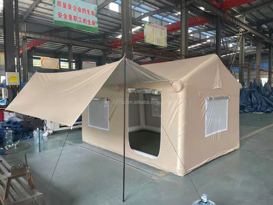 Luftfamilie Aufblaszzzelt Campingzelt Leinwand kundenspezifisch Luxus Polyester