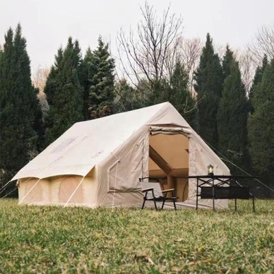 Luftfamilie Aufblaszzzelt Campingzelt Leinwand kundenspezifisch Luxus Polyester